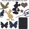 Iron On Patches for Clothing Jeans 30 PCS, Denim Repair Patches Kit 4.9 x 3.7 Inch, 5 Colors